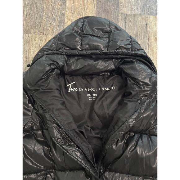 Women's Vince Camuto Street Style Black Puffer Jacket XXL Model-Off-Duty - Picture 2 of 7